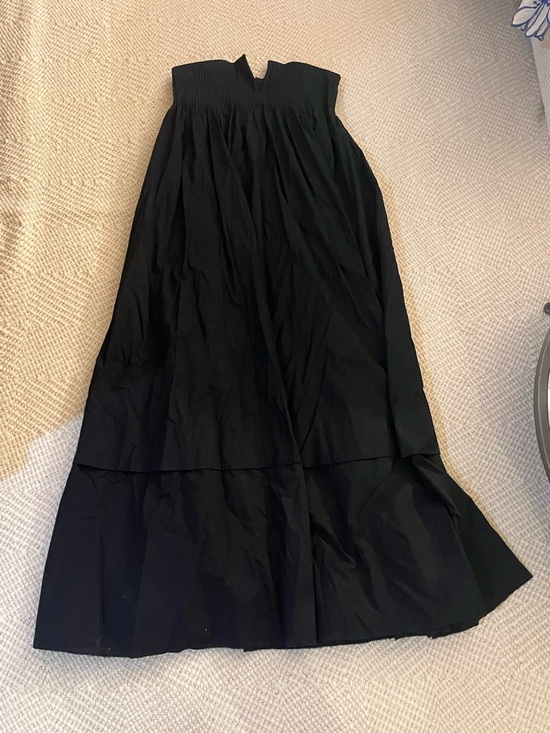 J. Crew Collection Strapless Maxi Dress with Pleats - Picture 7 of 8